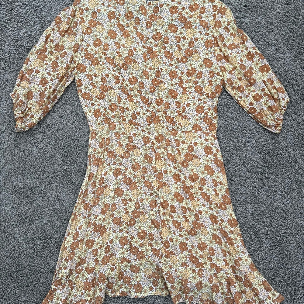 Faithfull the Brand Floral Long Sleeve Dress